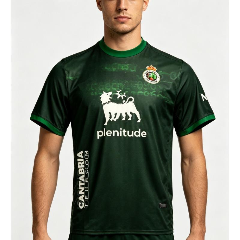 2026 Hot Sale Racing Santander Football Jersey Printed Training Suit Breathable Quick Dry Casual Sports T Shirt Family Clothing