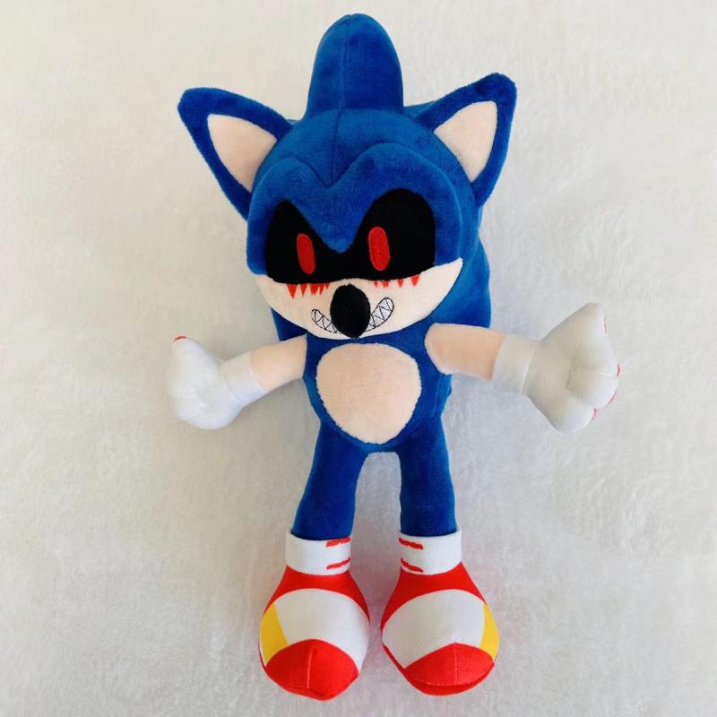 New Sonic Exe Game Spirit Hell Sonic Super Sonic Rat Plu Doll Toy Soft PP Cotton Filled Collectible Figures for Ages 6+