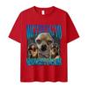 Chihuahua Unisex s Fun Pattern camiseta mee retro Y2K camiseta de Unisexga corta