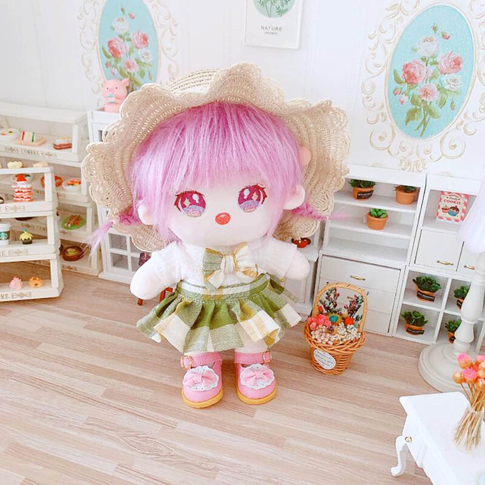 Niannyyhouse 20cm Doll Shoes - Stuffed Animal Shoes 2 - Cotton Doll Shoes - 2-Piece Set - Princess Shoes - Dress-Up Doll Baby Shoes