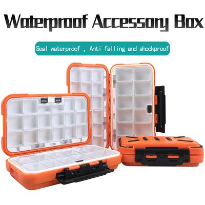 Wasserdichte Angelzubehörbox, kleine Straßen-U-Boot-Box, Aufbewahrungsbox für Angelhaken, Tischangelwerkzeuge, Angelzubehör