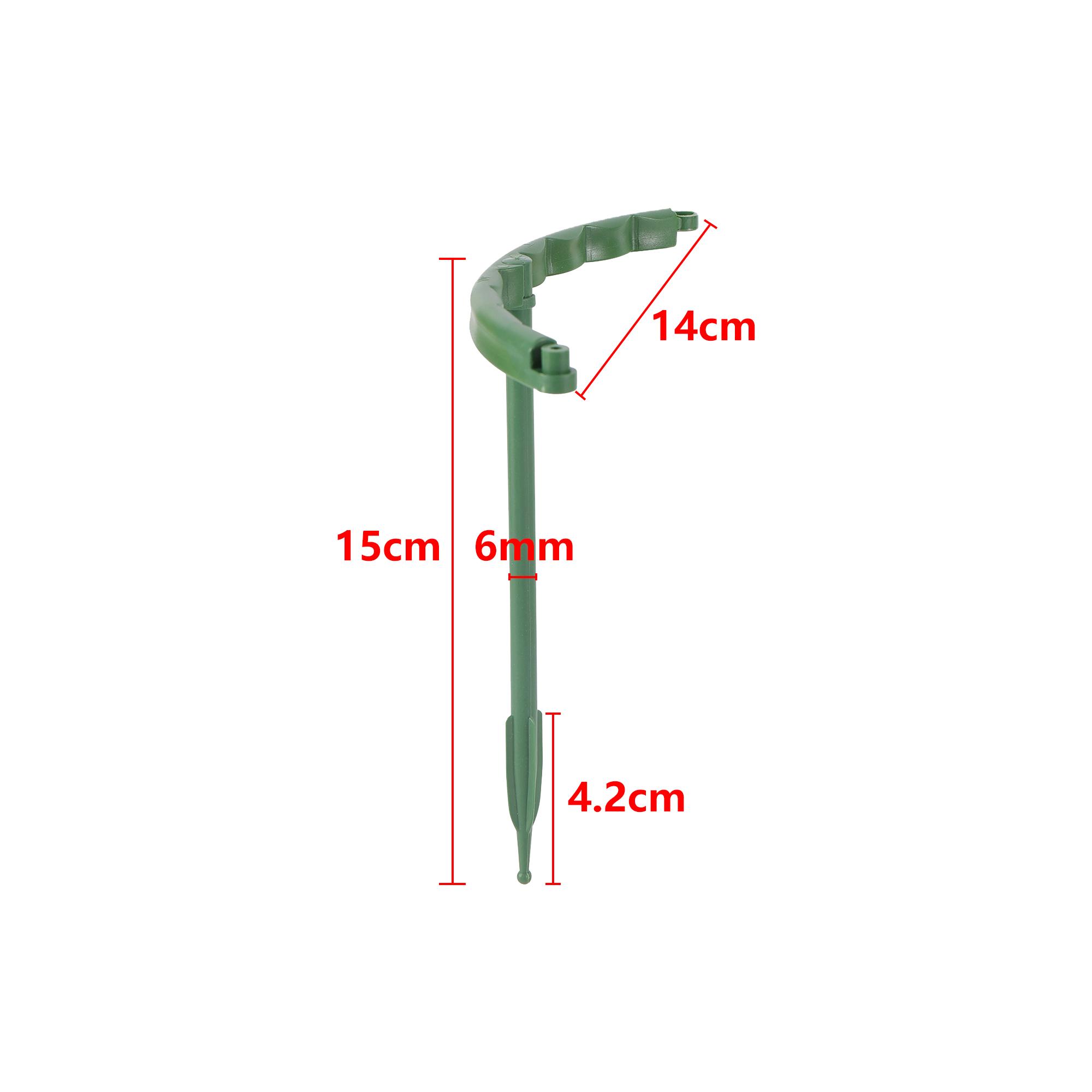 

2pcs Semi Cle Plant Support Ring Plant Support Plant Pile Plant Cage Flowerpot Climbing Frame Fixed Pole Frame Gardening Tools