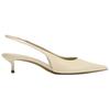 Zara Pu Elegant Open-Back Cat Heel Stiletto High Heels 5Cm Women High Heels Light-Beige 12240510002