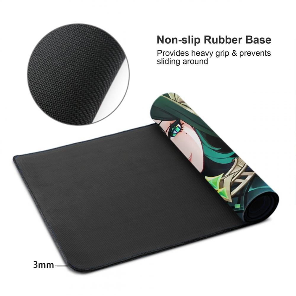 nefer genshin Mouse Pad 500X1000 mm Large Gaming Mousepad Gamer XL Rubber Otaku Keyboard Pad Laptop Desk Mat