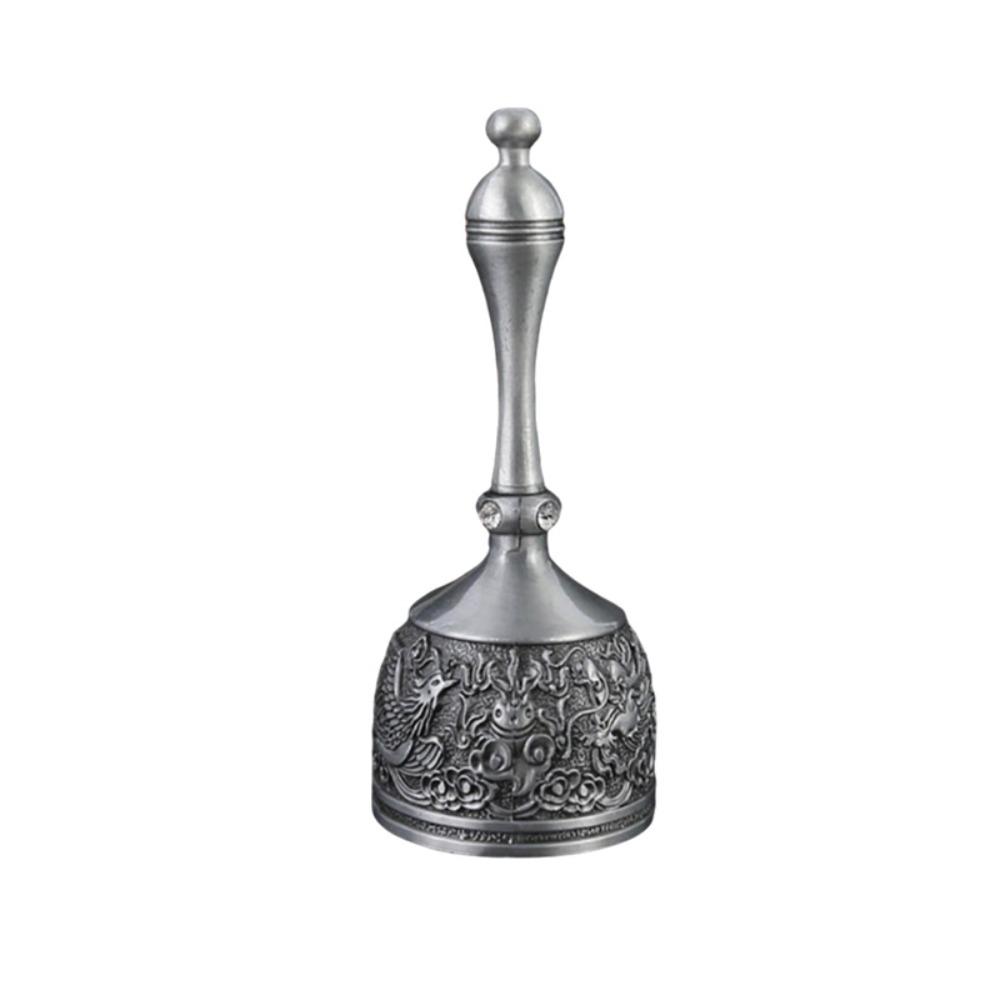 Dragon Phoenix Pattern Vintage Handbell Zinc Zinc Zinc Alloy Restaurant Dish Bell  Christmas