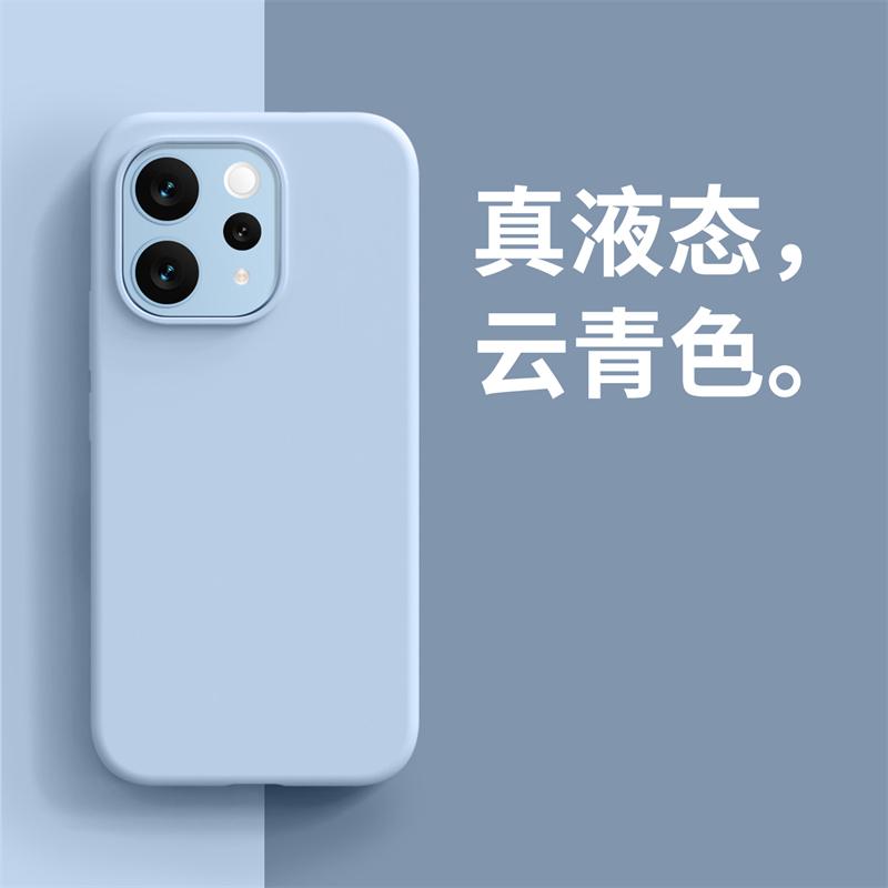 Case For Vivo V70 5G Case Luxury Liquid Soft Silicone Comfortable Feel Built In Flocking Cover Shockproof Bumper