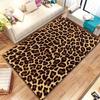 Tapis Imprimé Léopard Porte d'Entrée Sol Paillasson Lavable en Machine Tapis Décor Salon Salle de Bain Tapis Doux Antidérapant