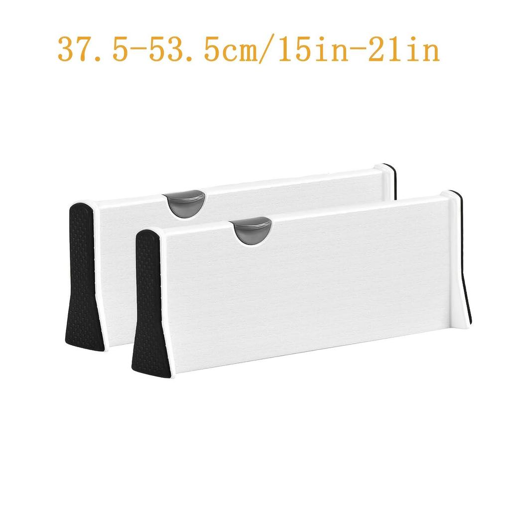 2pcs Drawer Dividers, Expandable Dividers for Easy Storage and Organization Ideal for Kitchen Utensils and Bedroom Clothing, Closet Organizer Storage