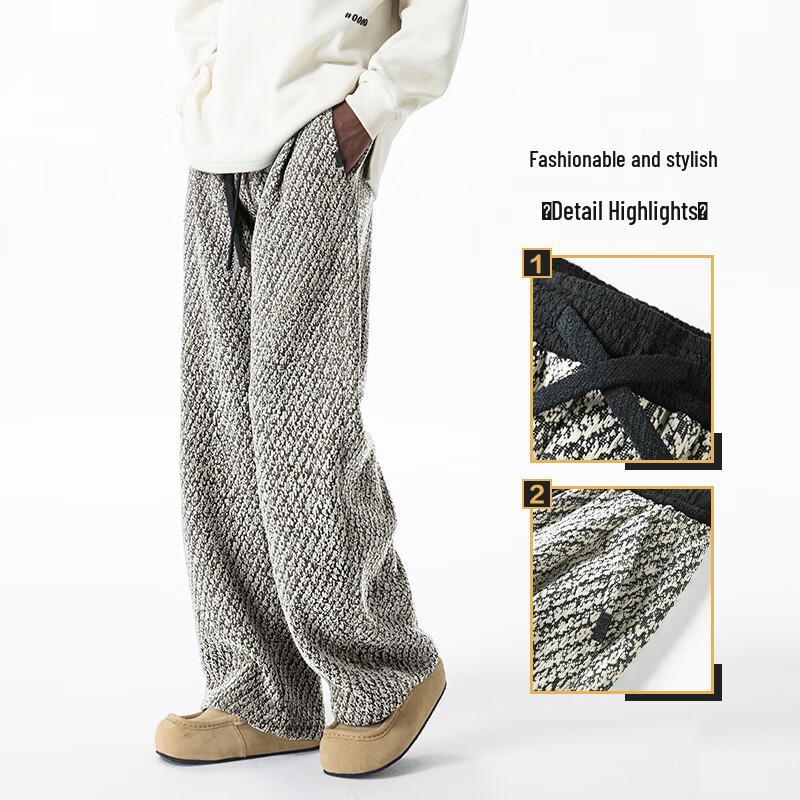 JEEP SPIRIT Men's Loose Fit Straight-Leg Casual Pants