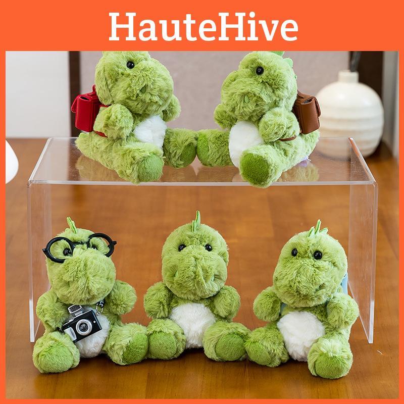 Dinosaurier Plüschtier mit Kamera-Blinklicht und Rucksackdeko zum Stressabbau und für Kinderspiele