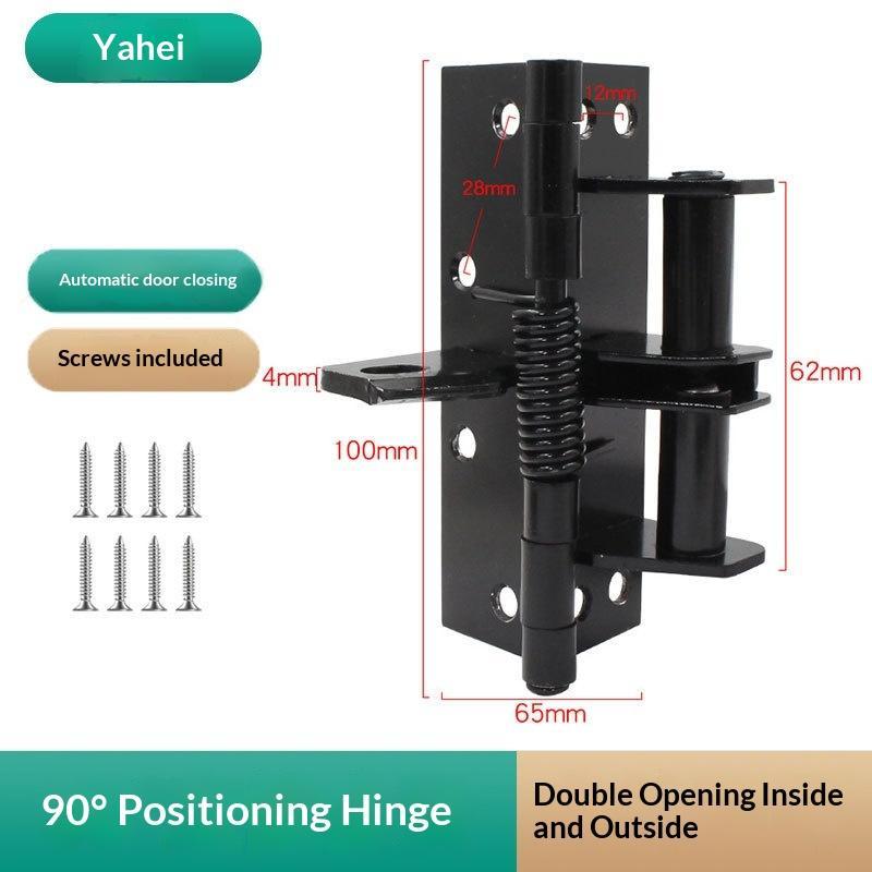 New 3 In 1 Heavy Duty Automatic Door Closer,Spring Hinges,90 Degree Positioning Door Stopper For Commercial/Residential Doors