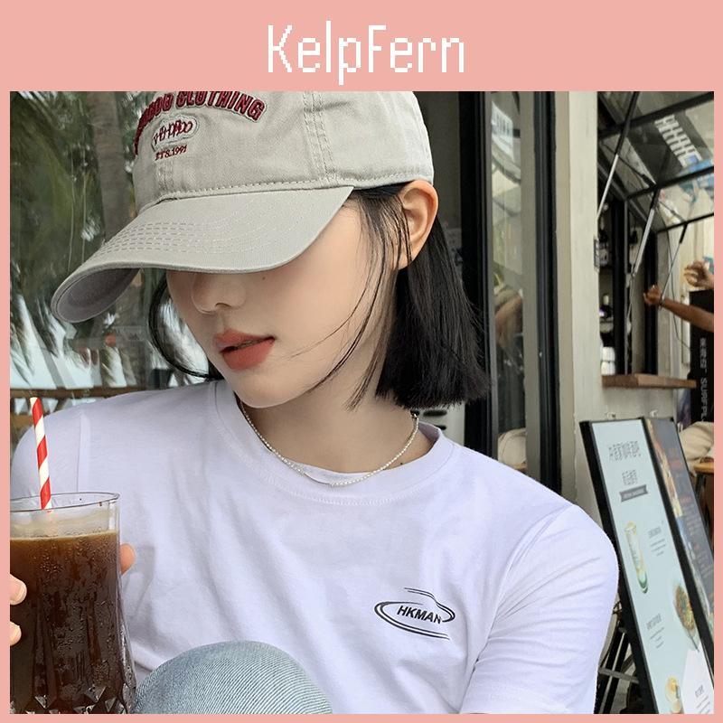 Baseball Cap With Embroidered Letters For Casual Wear And Sun Protection