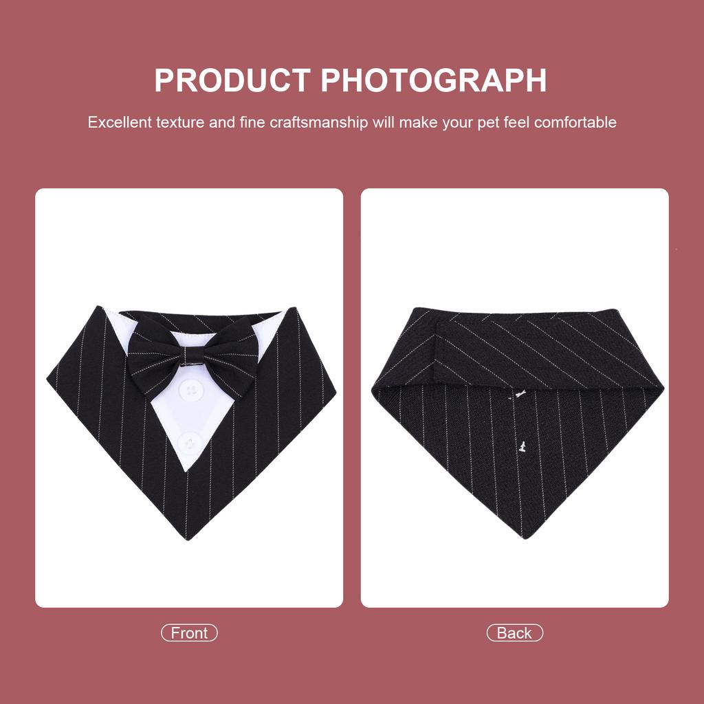 Fashionable Pet Bibs Bandana Dog Collars for Puppies Cats Neck Party Scarves Decorative Triangular Collar Comfortable Gift