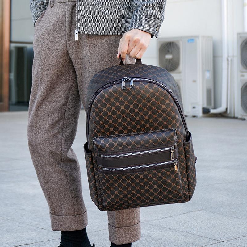 Rucsac Retro Pled Trendy European & American 2025 - Geantă de Călătorie Casual Fashion