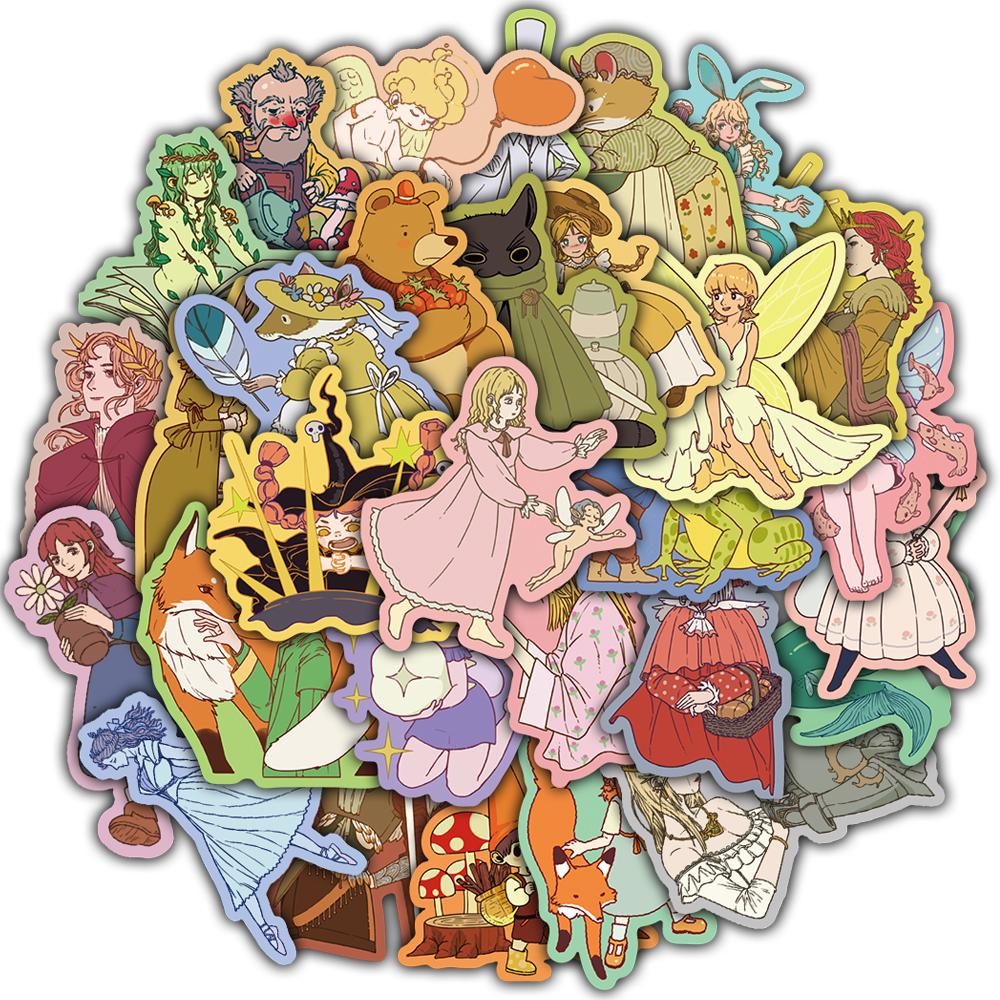 

30/60 шт. Наклейки «Сказки» Скейтбординг Мотоцикл Декоративный Конверт Пакет Чехол Багаж Водонепроницаемая Наклейка на Телефон