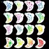 Facial Paint Hollow Tattoo Stencil DIY Hand Drawn Spray Painting Eyebrow Tattoo Template Dance Party Makeup Tools