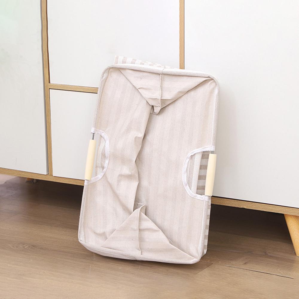 1PC A Portable, Foldable Fabric Waterproof Bathroom Storage Basket For Dirty Clothes