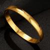 European Style Smooth Buckle 8mm Stainless Steel Couple Bracelet - No Logo