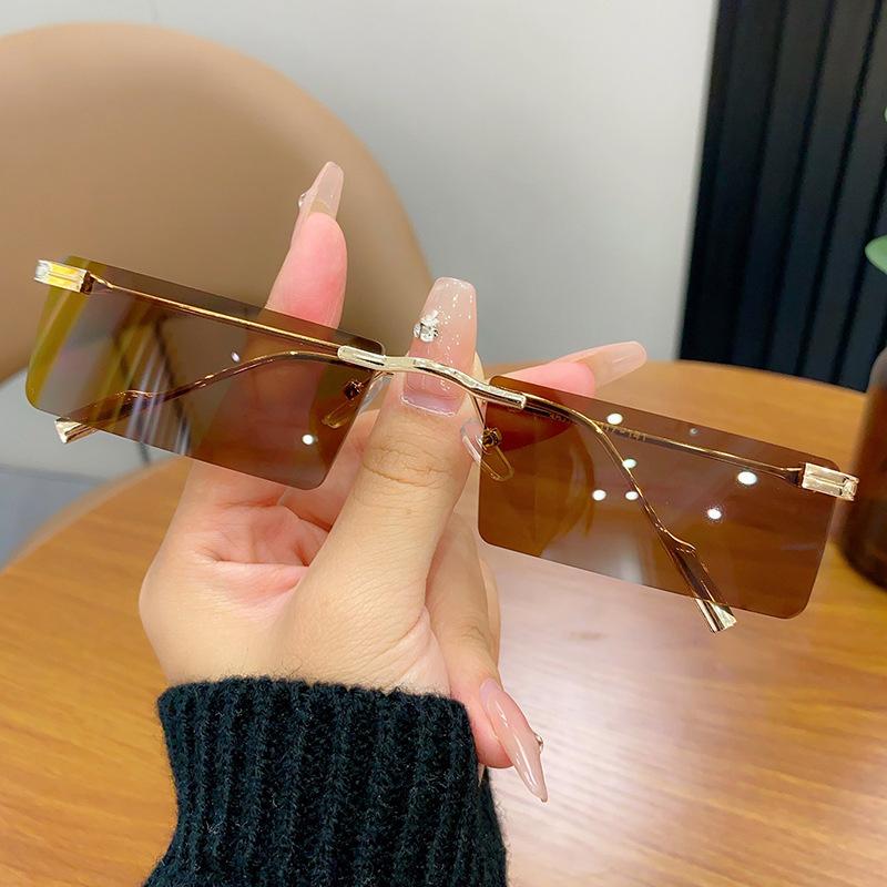 

JYL TS Sunglasses Women UV Protection Big Frame LXQ3576 A-6447 середній колір taupe