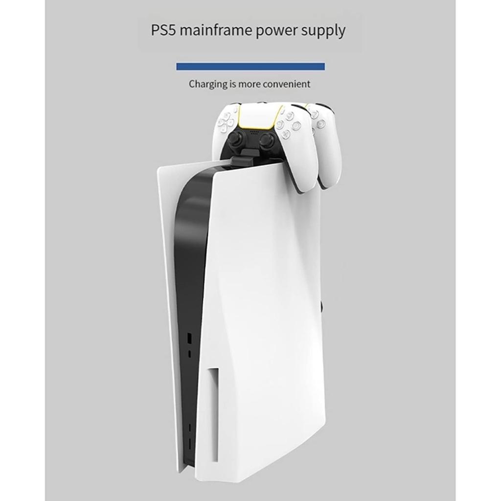 Controller Charger Station for PS5 Dual Dock Charging Station Stand Holder Fast Charging Dock for PS5 Controllers