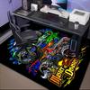 Mon-ster Truck Adventure Floor Mat for Living Room, Game Rooms, Office, Bedroom, Office Floor Mat Playful Design, Christmas fan gifts