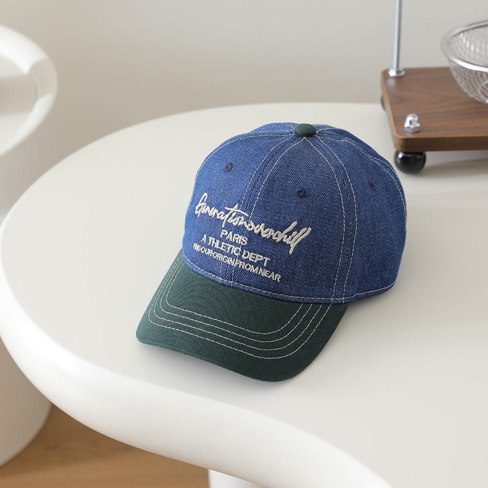 Kids' Denim Baseball Cap - Boys & Girls Spring/Autumn Fashion Sun Protection Hat
