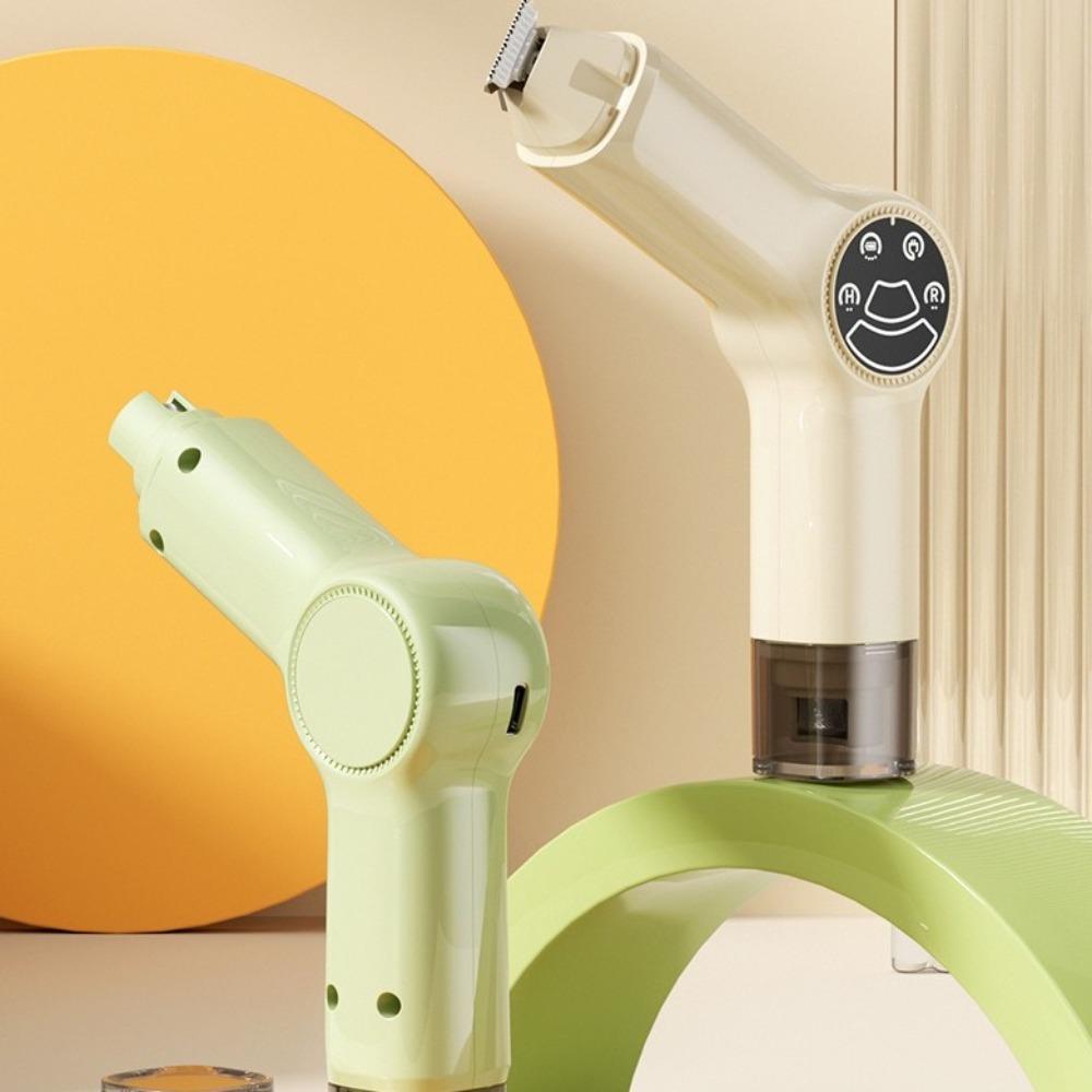 Low Noise Rechargeable Pet Nail Grinder Quiet Operation Detachable Pet Grooming Tool ABS Portable Pet Clippers Travel Use