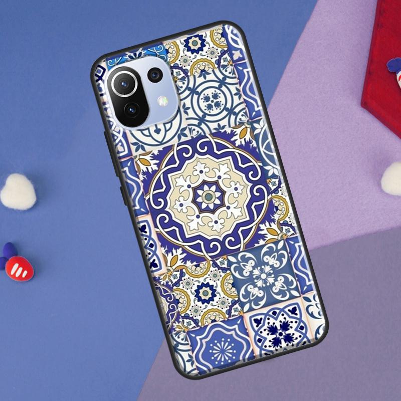 Moroccan Tile Cover For Xiaomi 14 13 Ultra 11T 12T 13T 14T Pro POCO X7 Pro X3 X5 F3 F5 F6 M6 X6 Pro Case