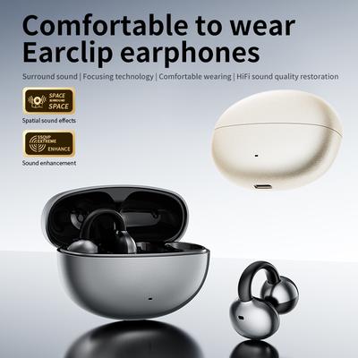 JYL TS Clip Earbuds Z72 BT6.0 Noise Reduction HD Call Gaming