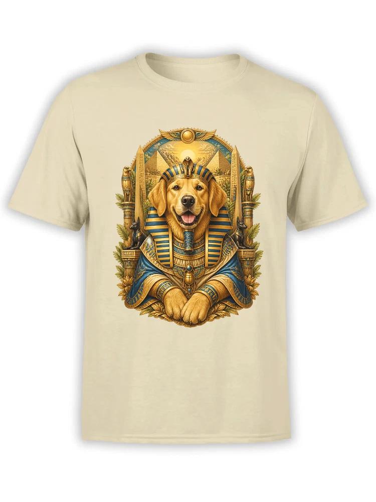Pharaoh Pup Golden Retriever Tshirt Unisex S