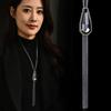 Crystal Sweater Chain Long Women'S Versatile Autumn And Winter Fringed Decorative Necklace Clothes Necklace Women'S Accessories