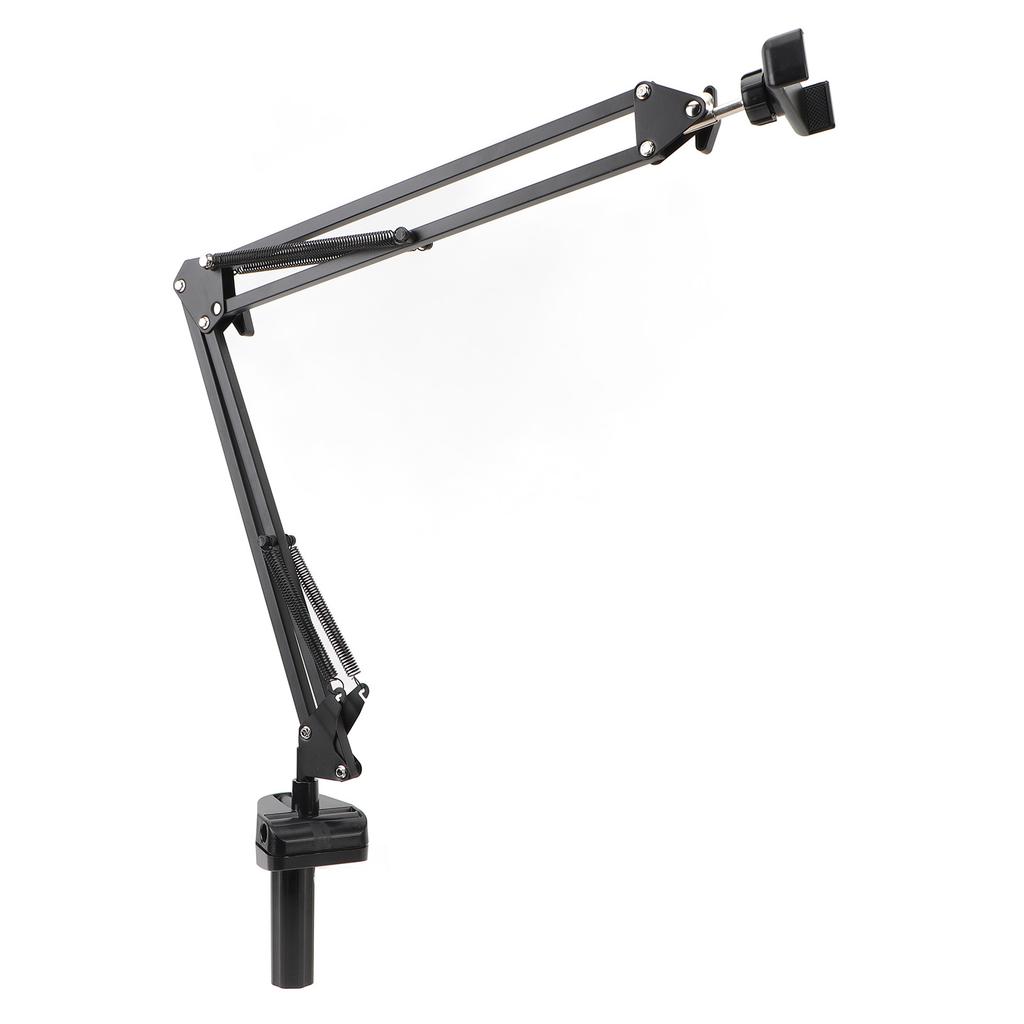 Overhead Video Stand Phone Holder Articulating Arm Phone Mount Supports Smartphones Up To 6.8