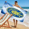 Lok Leipzig Spirit Print Strandtuch, Großes Weiches Schnelltrocknendes Handtuch für Strand Camping Schwimmen