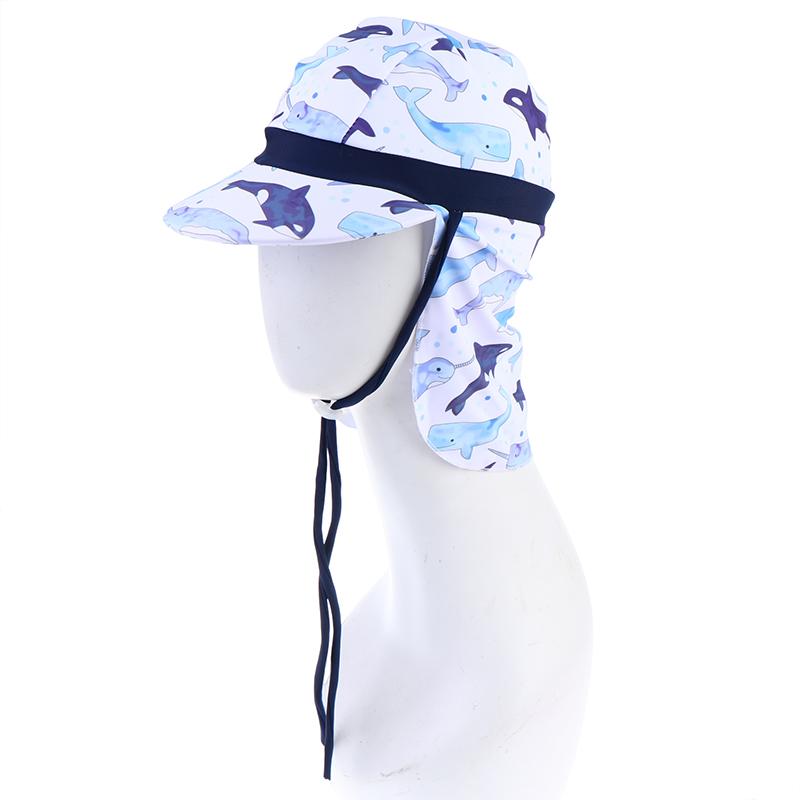 Kids Windproof Anti-UV Sun Hat Large Brimmed Breathable Nylon Multicolor Cap for Hiking Climbing