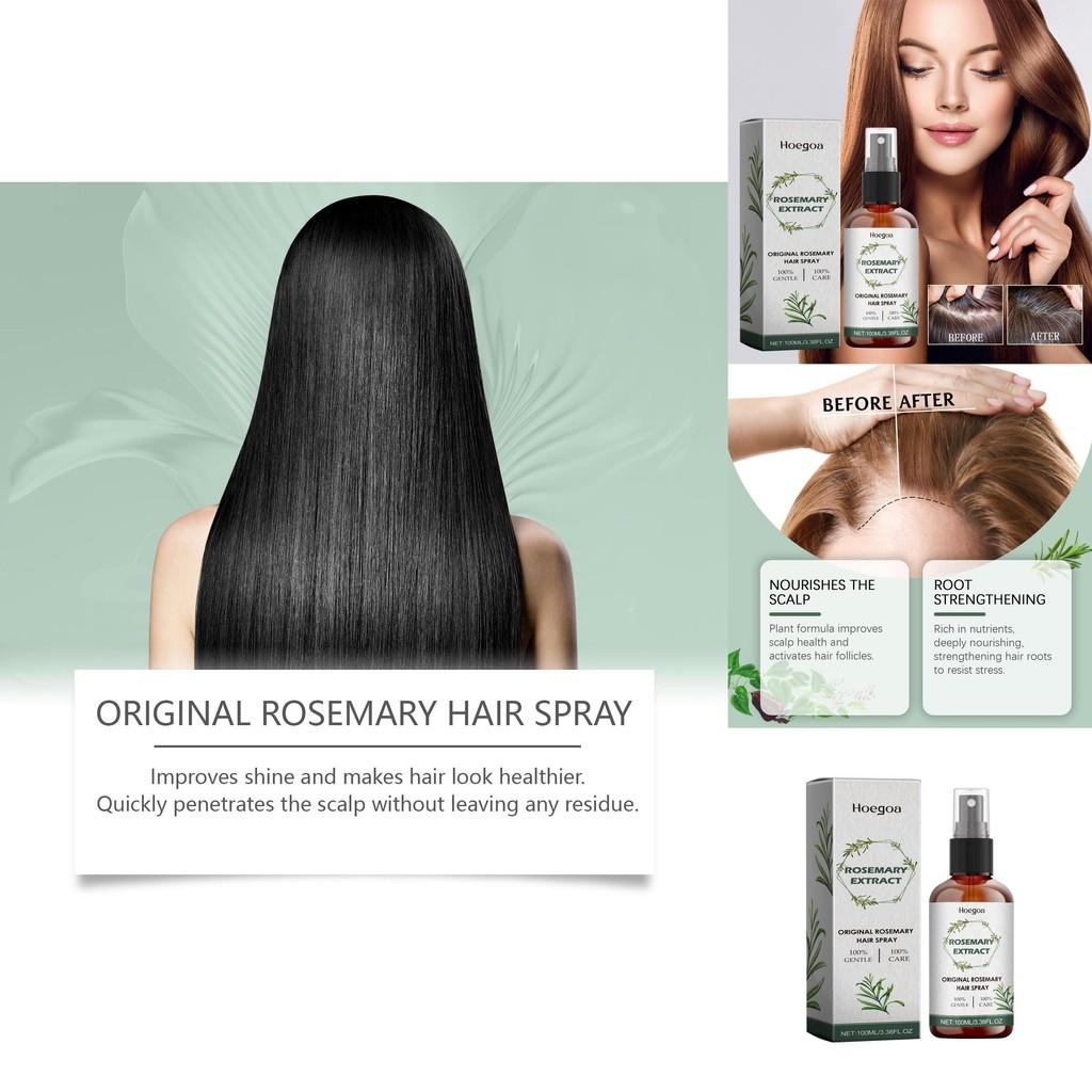 Hoegoa Rosemary Hair Care Spray For Nourishing Scalp And Thickening Dark Hair 100ml