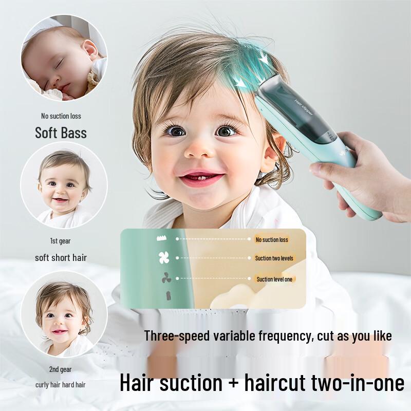 yijan Baby Automatic Hair Suction Hair Clipper