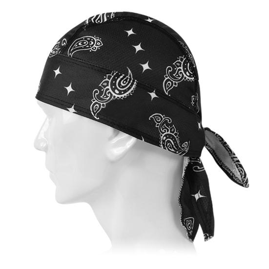 Forhåndsknytt Bandana Hodeskjerf for Menn Kvinner UV Solbeskyttelse Is Silke Hodeskallelue Hodebånd Kemo Turbanlue for Utendørssport Sykling