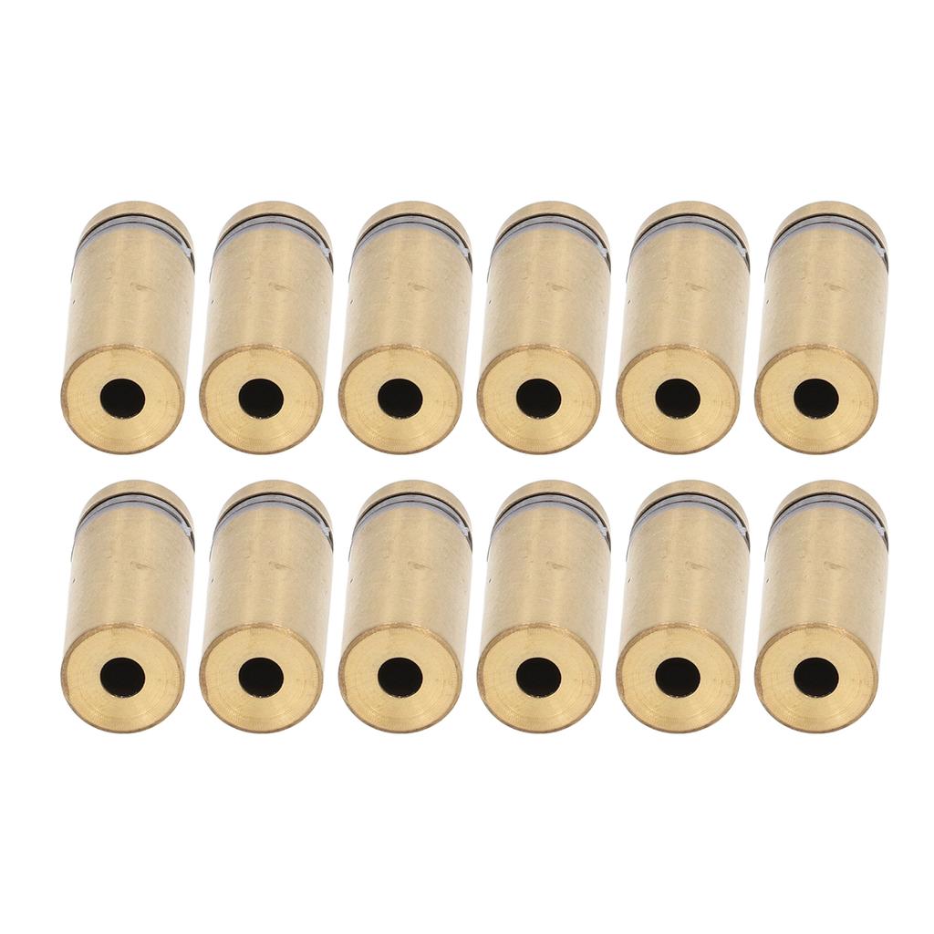 12Pcs Standoff Screws Stainless Steel Electroplated Brushed Gold Advertising Nails for Acrylic