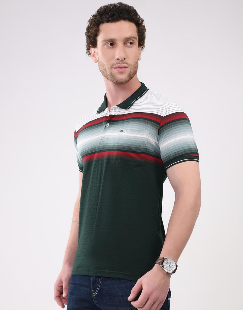 Monte Carlo Men's Collar Half Sleeve T-Shirt