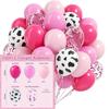 Neues Jahr Matt Glitzer Metallisch Latex Ballon Set für Dekorative Foto Atmosphäre