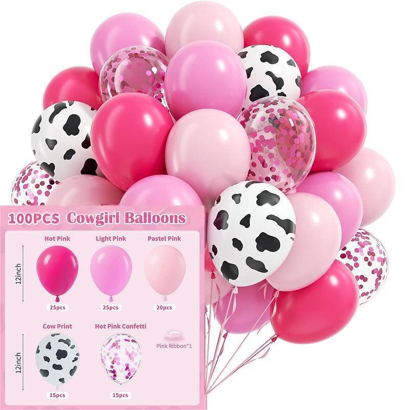 Neues Jahr Matt Glitzer Metallisch Latex Ballon Set für Dekorative Foto Atmosphäre
