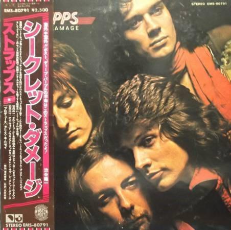 

LP Record STRAPPS - Secret Damage EMS80791 EMI 1977 Japan Rock Used