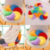 Colorful Windmill Seat Cushion With Soft Plush Cover For Office And Home Comfort
