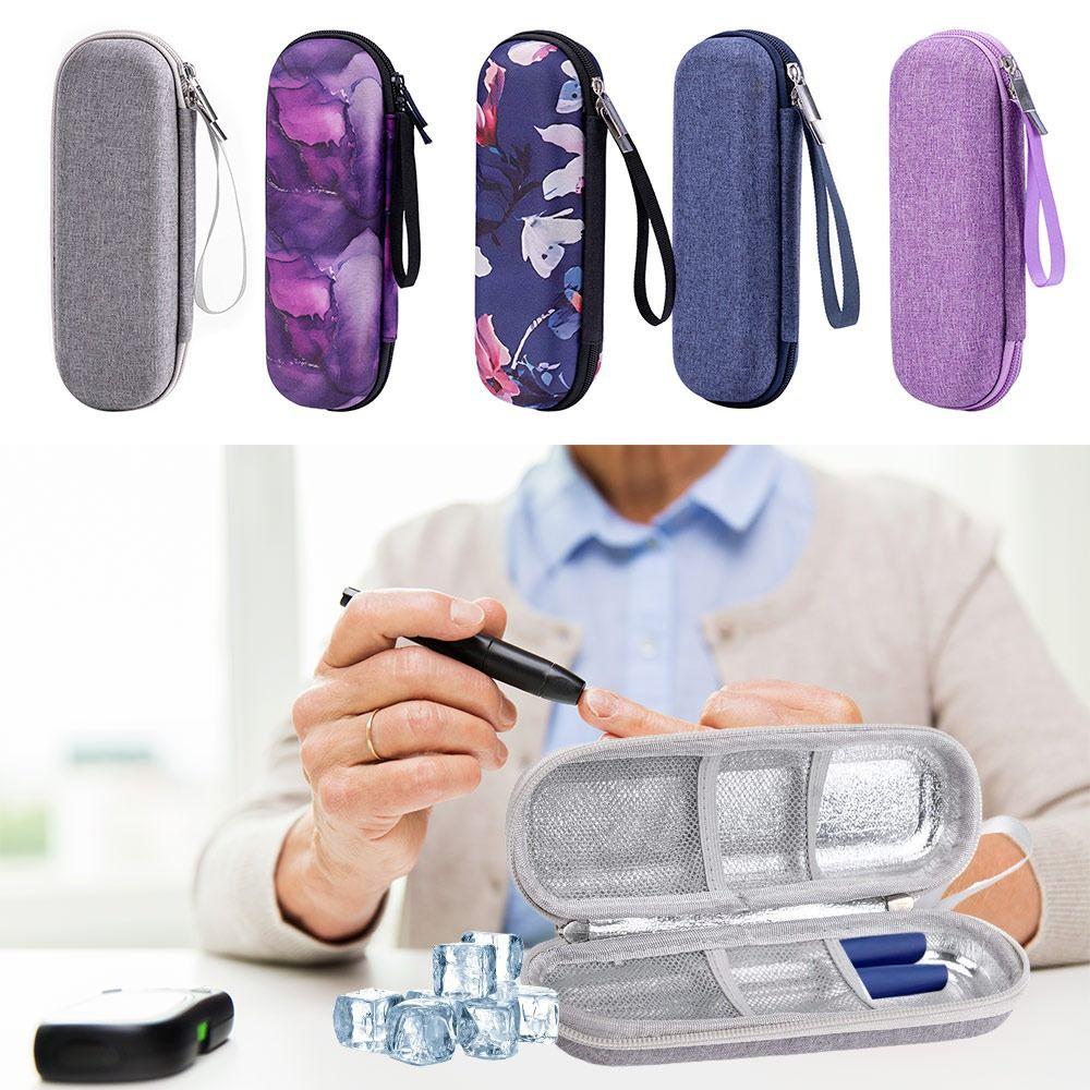 Portable EVA Insulin Cooling Bag Waterproof Thermal Insulated Pocket Pill Protector Pen Bag for Diabetics