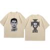 Cristiano Ronaldo Neymar Lionel Messi Football Superstar Portrait Printed Tee Men Women Cotton Loose Casual Short Sleeve Tshirt