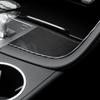 2PCS Auto Central Control Panel Gear Box Water Cup Fram Protective Covers ABS Material For Genesis G70 -2026 Left-hand Drive