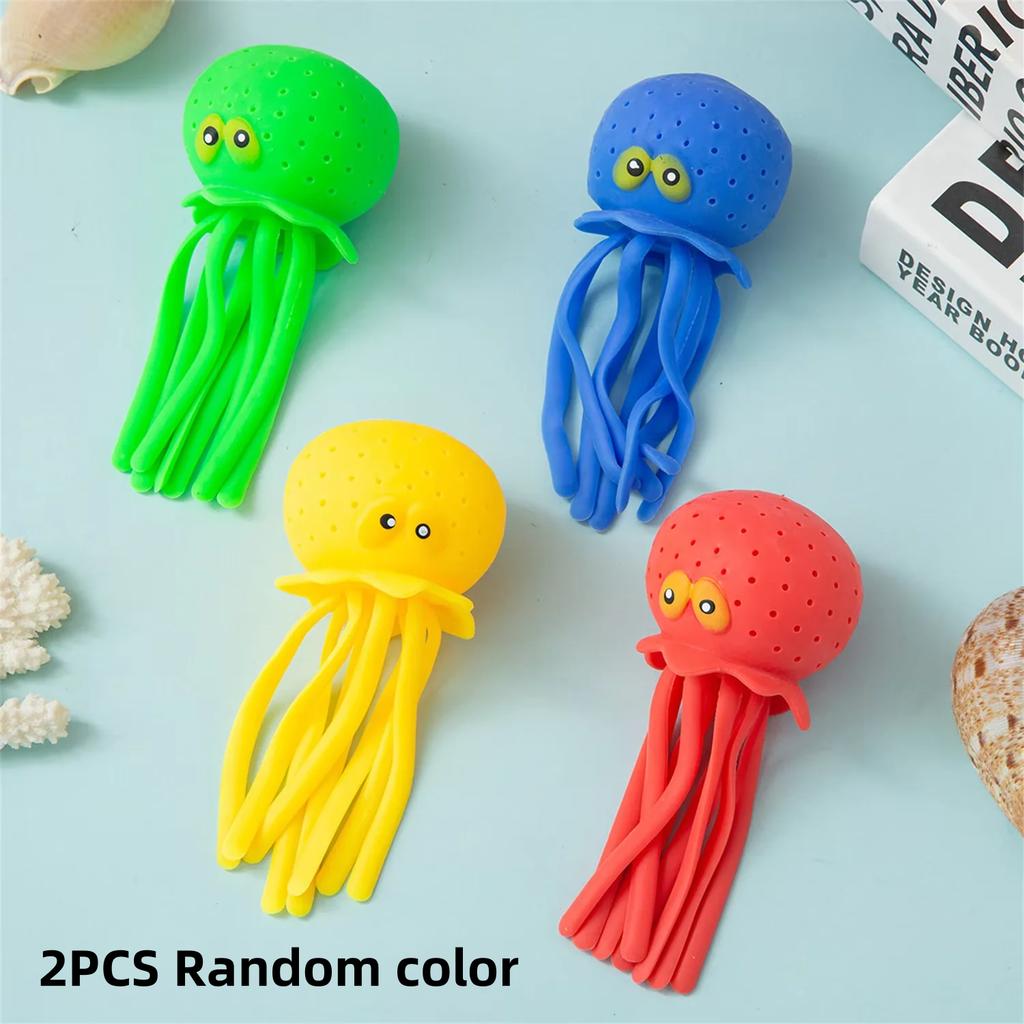Octopus Water Splash Balls - Floating Sensory Stress Relief Toy for Pool, Bath and Beach - Outdoor Water Activity Game for Kids