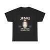 Jesus The Ultimate Dead Lift GYM T Shirt Funny Comedy Unisex Heavy Cotton Tee Unisex T-Shirt