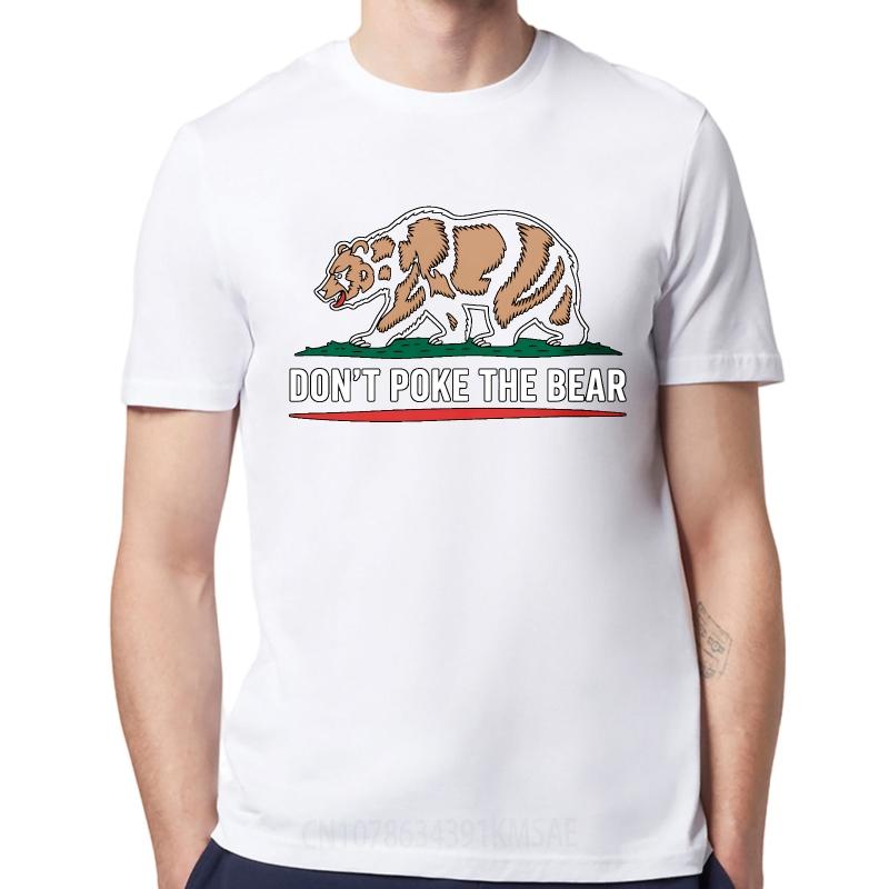 T-Shirt Herren Workout Unisex Kurzarm-T-Shirt Marke Dont Poke The Bear Bären-Grafik Klassische Damen-T-Shirts Grafische Workout-Tops