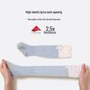 Liu Cheng Hang Cartoon Mesh Long Socks - Breathable Cotton for Babies and Toddlers